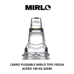 CARRO PLEGABLE MIRLO TIPO YEGUA ACERO 100 KG 42X98