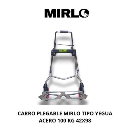 CARRO PLEGABLE MIRLO TIPO YEGUA ACERO 100 KG 42X98