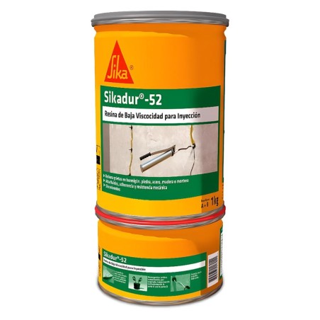 SIKA DUR 52 HI RESINA BAJA VISCOCIDAD 1,0 KG JUEGO
