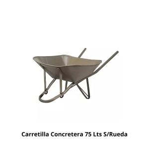CARRETILLA CONCRETERA 75 LTS S/RUEDA
