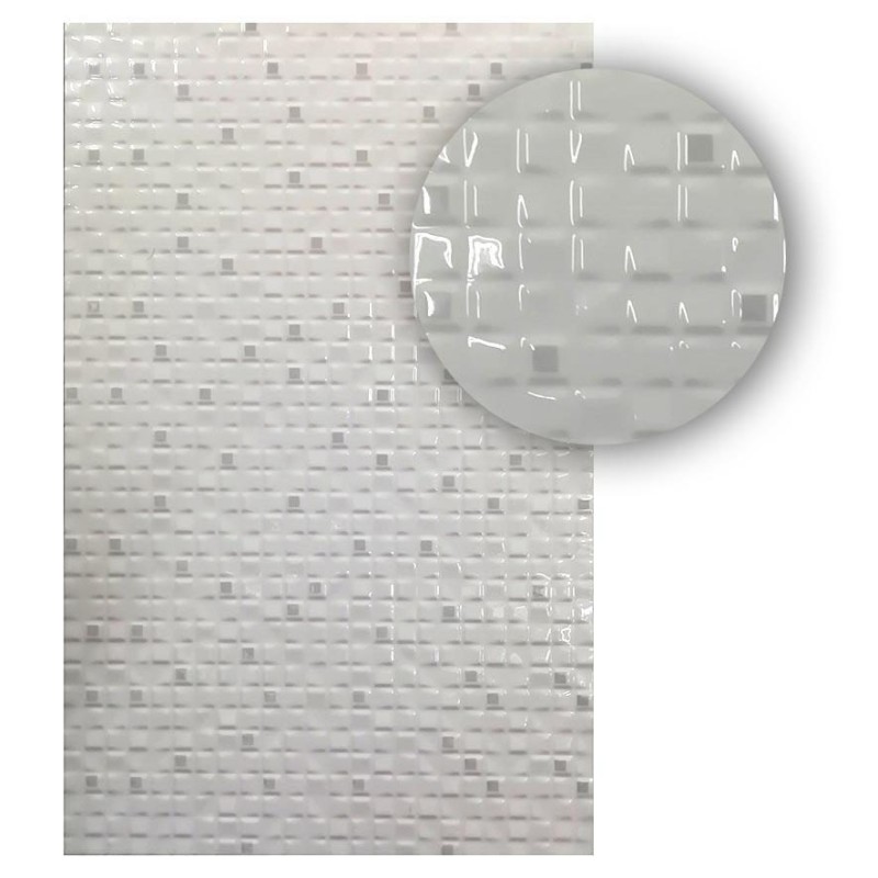 CERAMICA KARSON 25X40 CUADROS BLANCO V/MT (1,50) 1