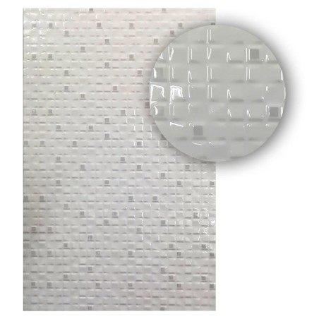 CERAMICA KARSON 25X40 CUADROS BLANCO V/MT (1,50) 1