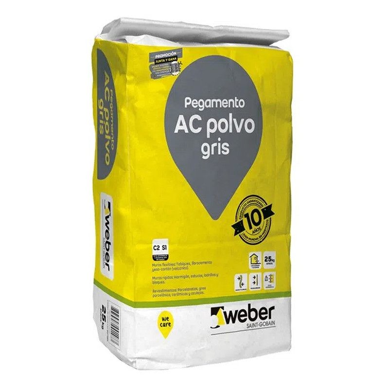 WEBER A-C SACO POLVO 25 KG