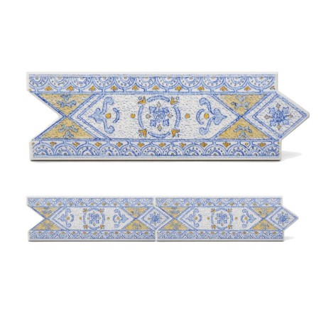 LISTEL 8 X 22,5 FLECHA MODELO COLONIAL AZUL