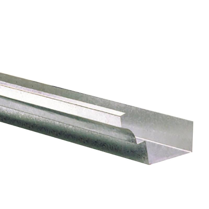 Canal Cornisa Zinc Agua Lluvia 30 Cm X 2 Mt