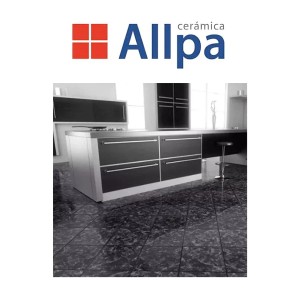 CERAMICA ALLPA 36X36 GEMA AZABACHE V/MT (2,68) 20