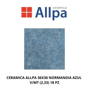 CERAMICA ALLPA 36X36 NORMANDIA AZUL V/MT (2,68)