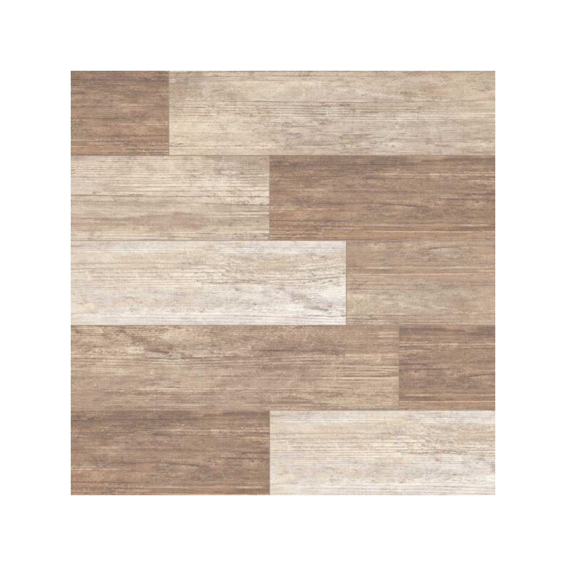 CERAMICA VIVENCE 57X57 TABLA CRUZADA MARRON MT(2,3