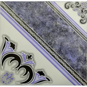 CERAMICA INCEFRA 45X45 GEOMETRICO AZUL V/MT (2,32)