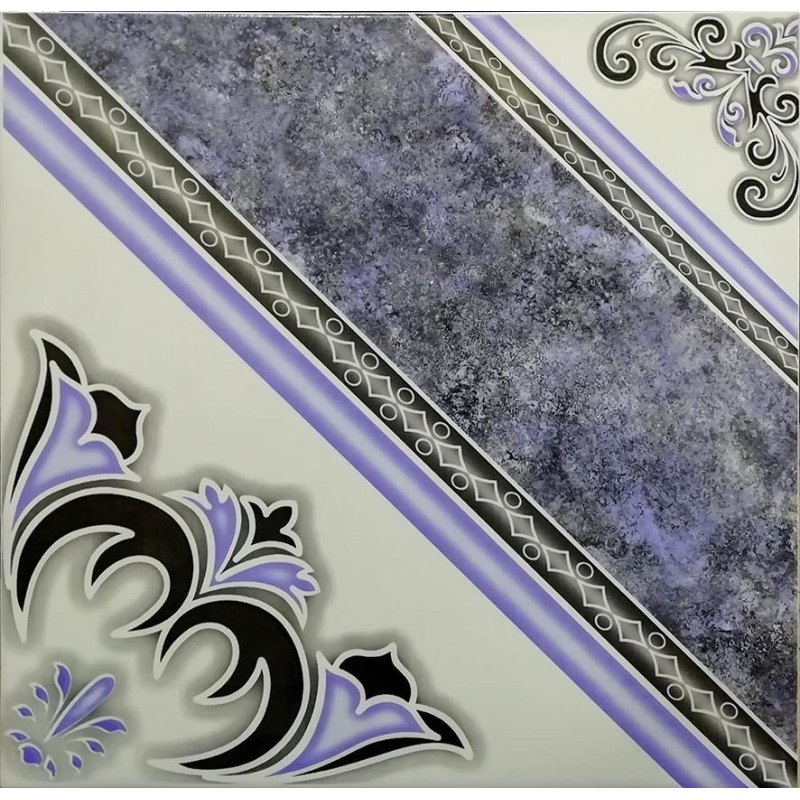 CERAMICA INCEFRA 45X45 GEOMETRICO AZUL V/MT (2,32)