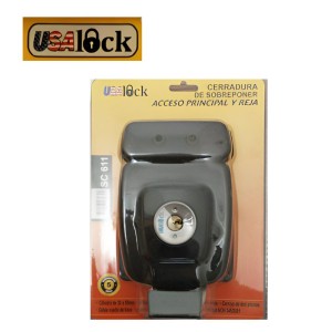 CERRADURA USALOCK SOBREPONER ACCESO PRINCIPAL Y RE