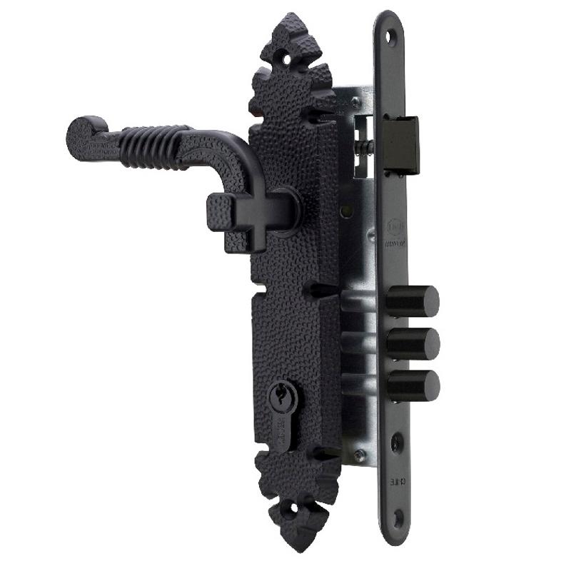 Cerradura Poli Br Rustico Manilla Acceso Cod 10548