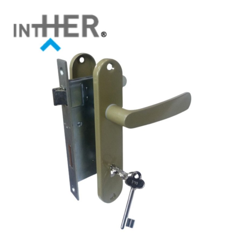 CERRADURA INTHER DORM CLASICA LLAVE PALETA 22 CAJA