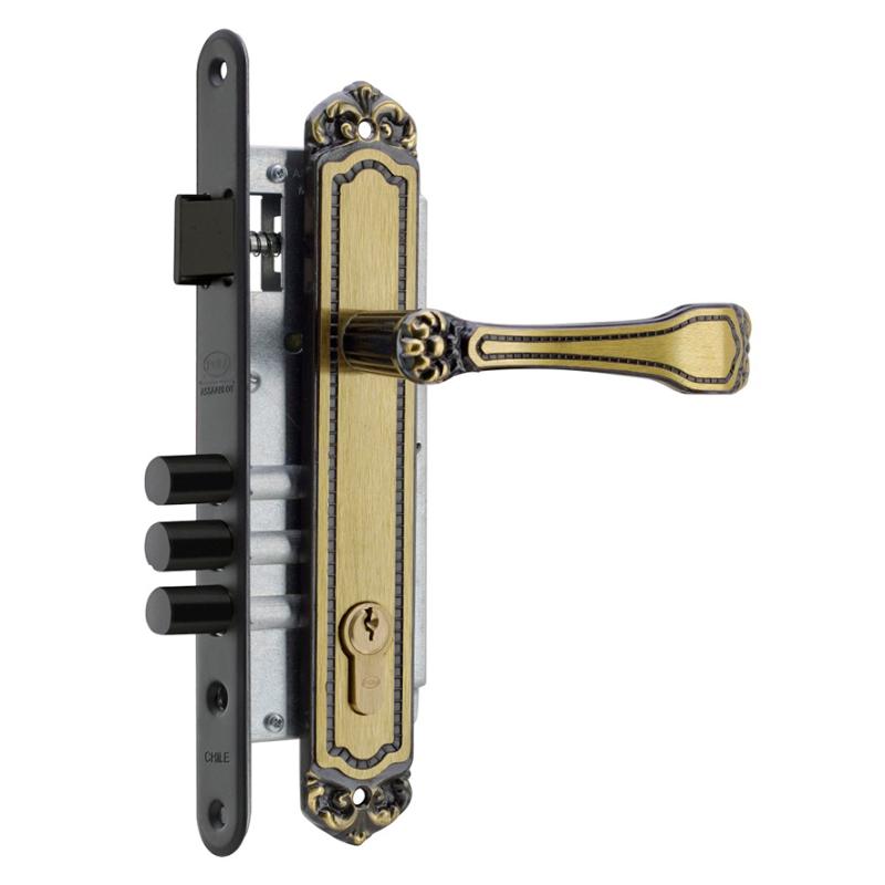 Cerradura Poli Bronce Env Acceso 1/2 Izq Cod 12580