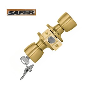 CERRADURA SAFER TUBULAR TULIPA BRONCE 002B DORMITO