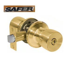 CERRADURA SAFER TUBULAR TULIPA BRONCE 003B BANO DO