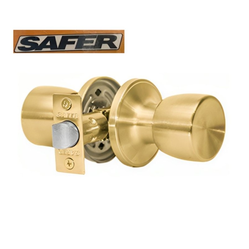 CERRADURA SAFER TUBULAR TULIPA BRONCE 004B LIBRE P