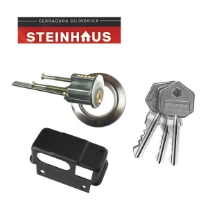CERRADURA STEINHAUS SOBREPONER CILINDRO AJUSTABLE