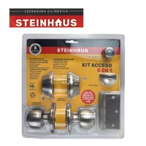 CERRADURA STEINHAUS KIT ACCESO 5 EN 1-6 LLAVES IGU