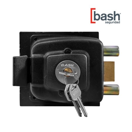 CERRADURA BASH SOBREPONER CILINDRO INCORP MOD 1002