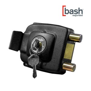 CERRADURA BASH SOBREPONER CILINDRO INCORP MOD 1002