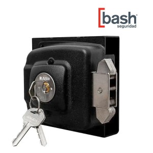 CERRADURA BASH SOBREPONER CILINDRO INCORP MOD 1002