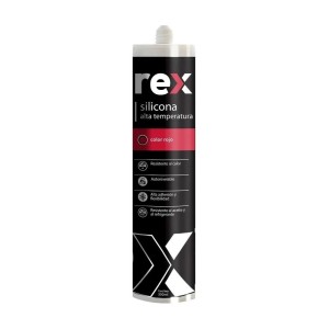 SILICONA REX ALTA TEMPERATURA ROJA 300 ML 30142