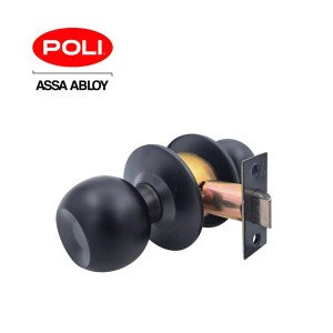 CERRADURA POLI SFERA 11405 SIMPLE PASO NEGR BT 114