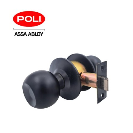CERRADURA POLI SFERA 11405 SIMPLE PASO NEGR BT 114