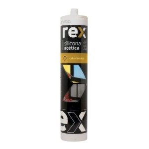 SILICONA REX BANO Y COCINA BRONCE 300 ML (ACETICA)