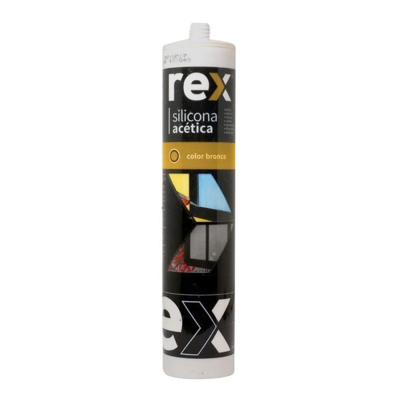 SILICONA REX BANO Y COCINA BRONCE 300 ML (ACETICA)