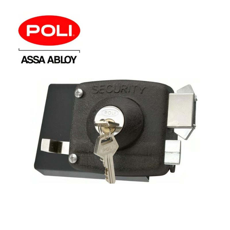 CERRADURA POLI SECURITY ANTIPALANCA COD 106021 NEG