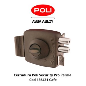 CERRADURA POLI SECURITY PRO PERILLA COD 136431 CAF