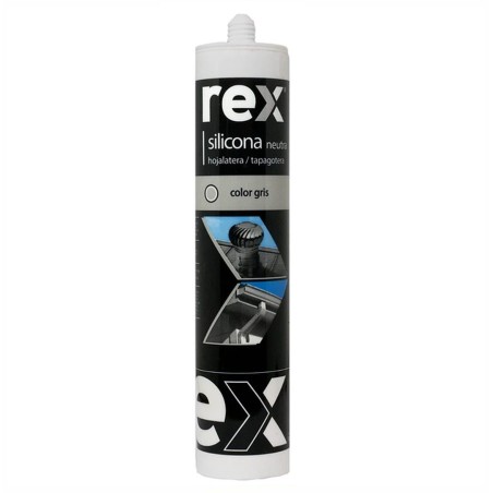 SILICONA REX BANO Y COCINA GRIS 300 ML (ACETICA)