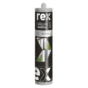 SILICONA REX BANO Y COCINA TITANIO 300 ML (ACETICA