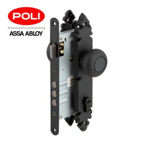 CERRADURA POLI BR RUSTICO POMO ACCESO EXT FIJO 105
