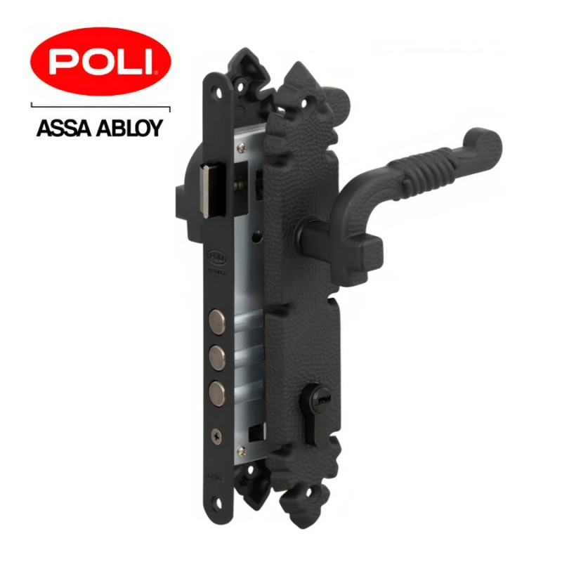 CERRADURA POLI BR RUSTICO POMO OFICINA COD 105111