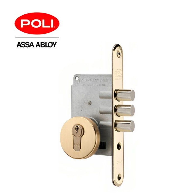CERRADURA POLI SEGURIDAD CERROJO 1970 BS COD 10242
