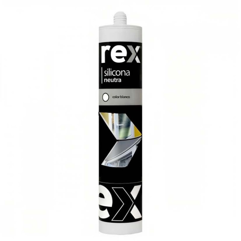 SILICONA REX NEUTRA BLANCA P/POLICARBONAT 300 ML