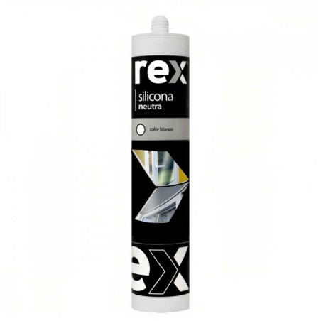 SILICONA REX NEUTRA BLANCA P/POLICARBONAT 300 ML