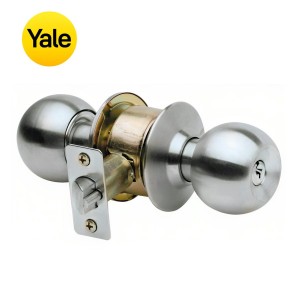CERRADURA YALE INOX ACCESO 134621 POMO INOX-INOX B