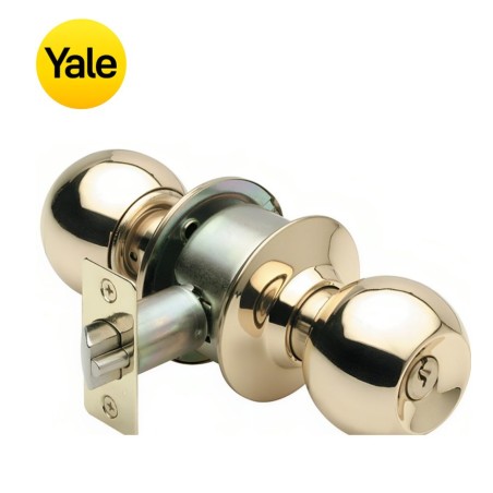 CERRADURA YALE BR ACCESO 134681 POMO BR-BR BT