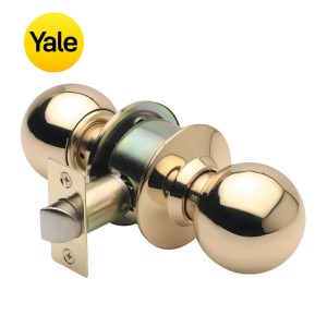 CERRADURA YALE BR SIMPLE PASO 134711 POMO BR-BR BT