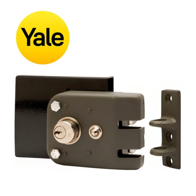 CERRADURA YALE CORREDERA DERECHA C/CAJA 135811 GRI