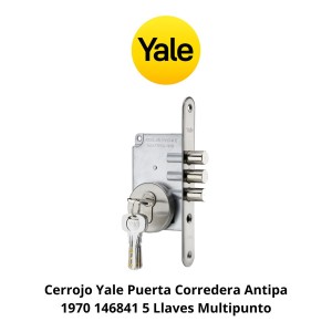 CERROJO YALE PUERTA CORREDERA ANTIPA 1970 146841 5