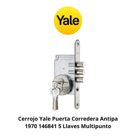 CERROJO YALE PUERTA CORREDERA ANTIPA 1970 146841 5