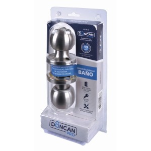 CERRADURA DONCAN PRO TUBULAR INOX BAÑO