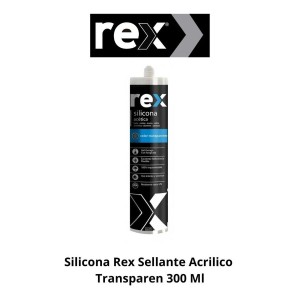 SILICONA REX SELLANTE ACRILICO TRANSPAREN 300 ML