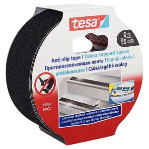 CINTA ANTIDESLIZANTE 5 MT X 25 MM TESA RESISTAN/NE