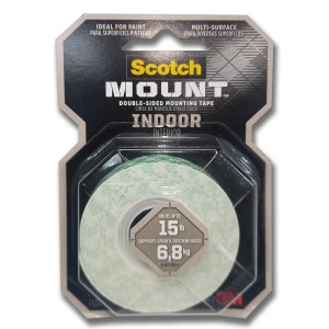 CINTA DOBLE FAS SCOTCH 3M INDOOR 13 MM X 1,9 MT AC